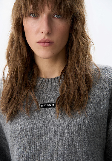 Объемный джемпер с добавлением кашемира