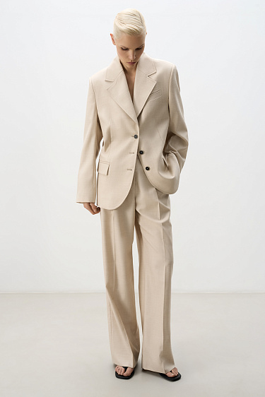 Классические брюки из шерсти