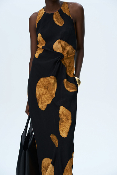 Принтованный сарафан из 100% вискозы