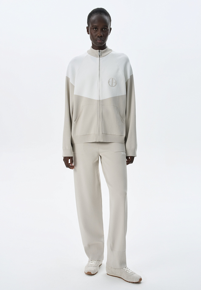 Брюки-джоггеры из вискозы