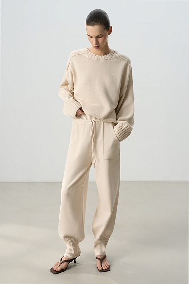 Брюки-джоггеры из хлопка