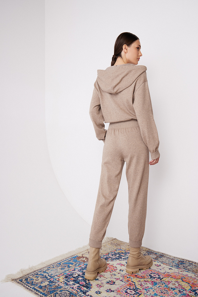 Трикотажный комбинезон из кашемира и шерсти
