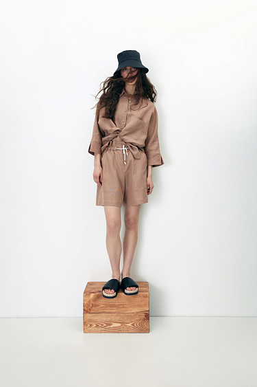 Рубашка с удлиненной спинкой