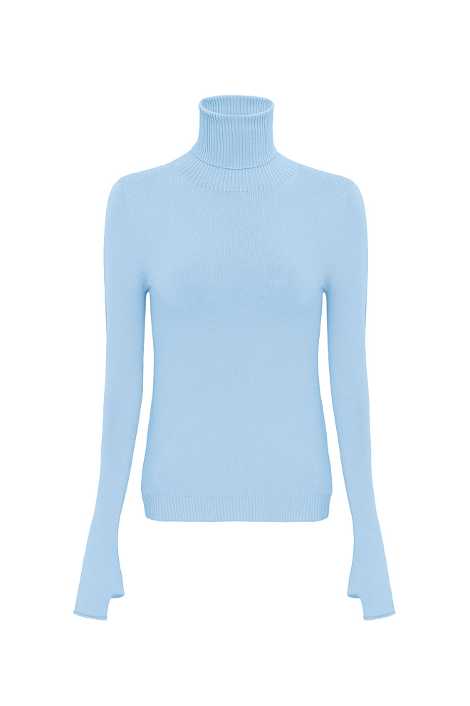 Водолазка с рукавами-митенками