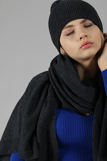 Палантин из кашемира и шерсти