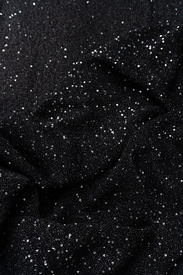 Сарафан из хлопка с пайетками