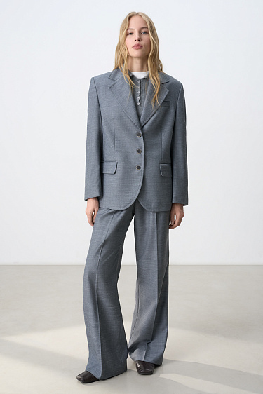 Классические брюки из шерсти