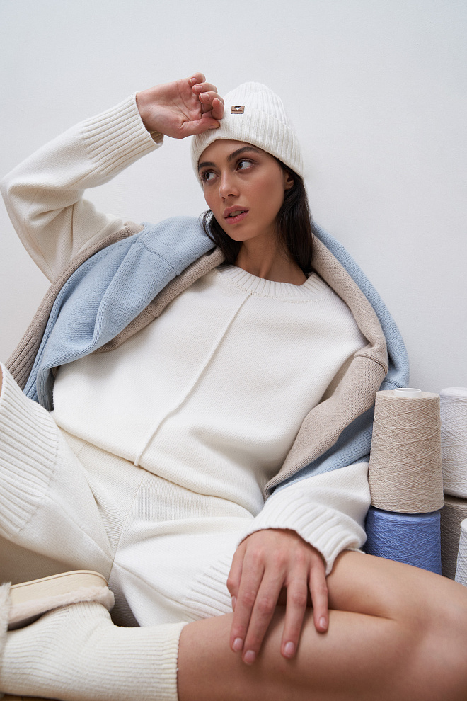 Трикотажные шорты из шерсти