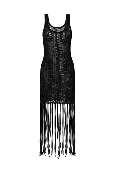 Сарафан из 100% хлопка с бахромой