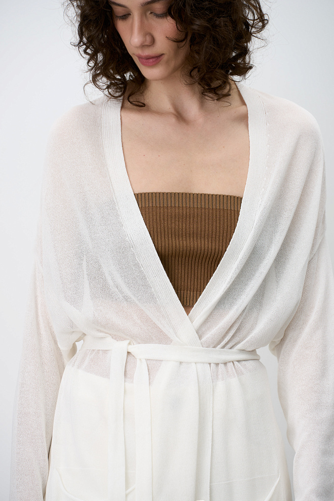 Длинный кардиган из вискозы