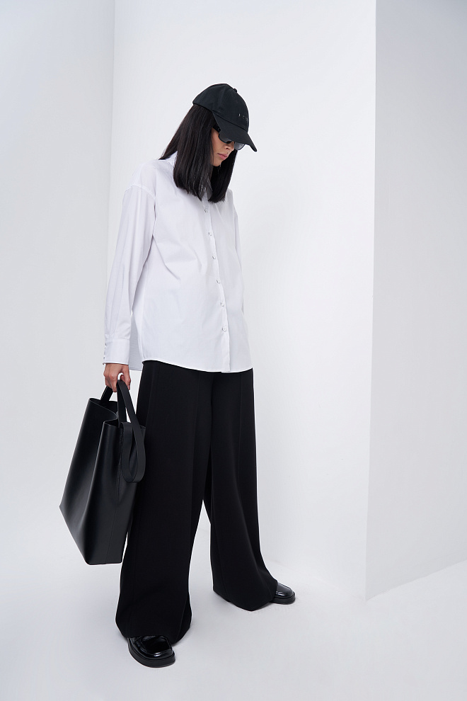 Классическая рубашка из хлопка