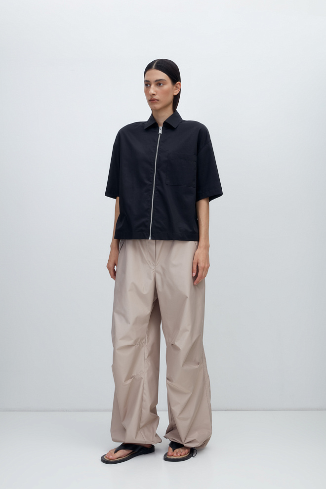 Рубашка на молнии