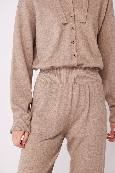 Трикотажный комбинезон из кашемира и шерсти
