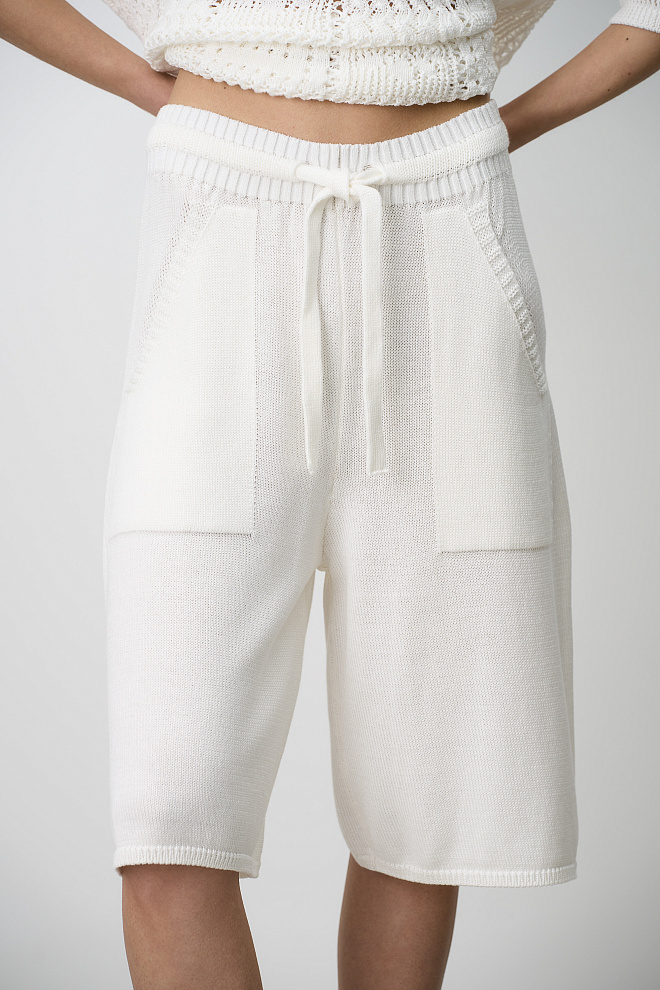 Трикотажные шорты из 100% хлопка