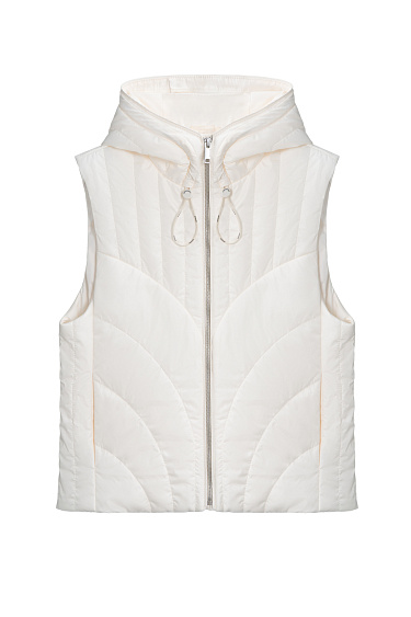 Жилет с капюшоном на синтепоне