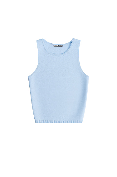 Укороченный топ из вискозы