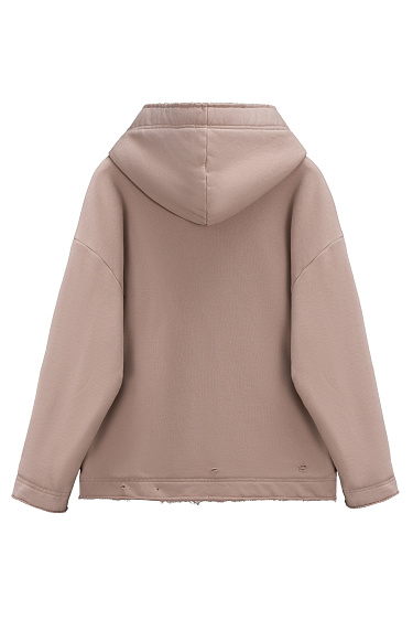 Худи из футера с капюшоном