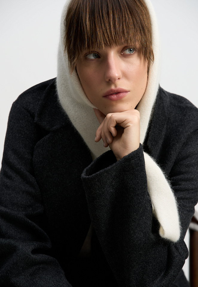 Косынка из пуха лисы