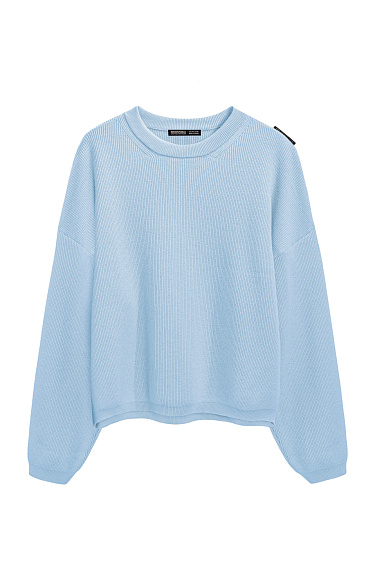 Укороченный джемпер из хлопка