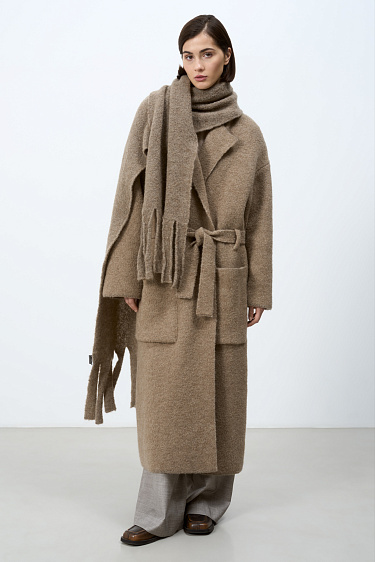 Шарф с бахромой