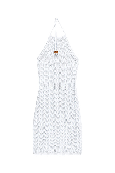 Ажурное платье с открытой спиной