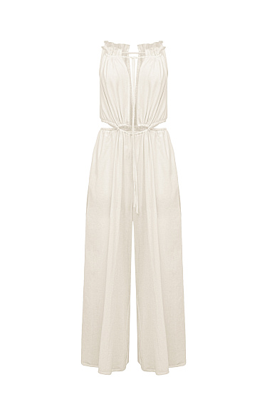 Хлопковый комбинезон на кулиске