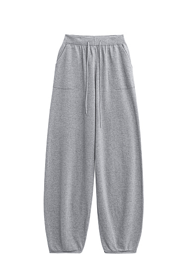 Брюки-бананы из кашемира