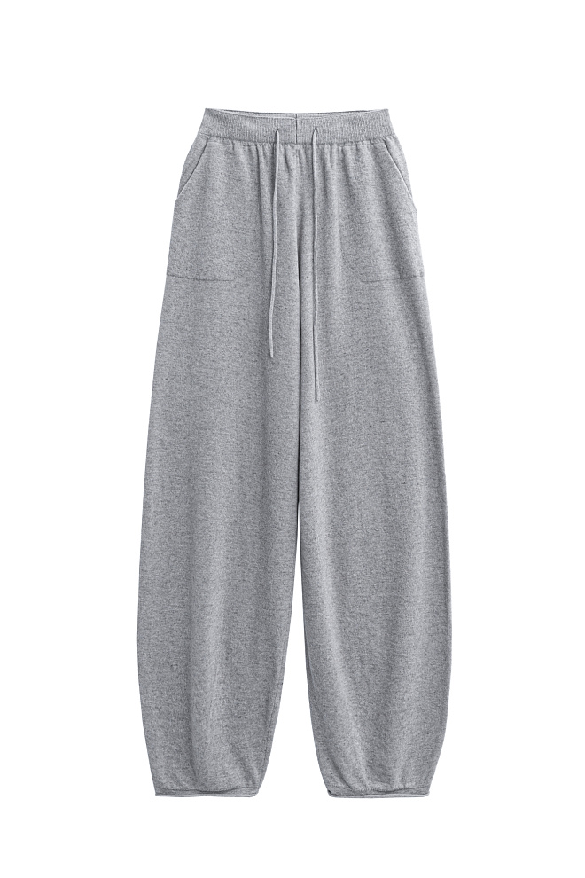 Брюки-бананы из кашемира