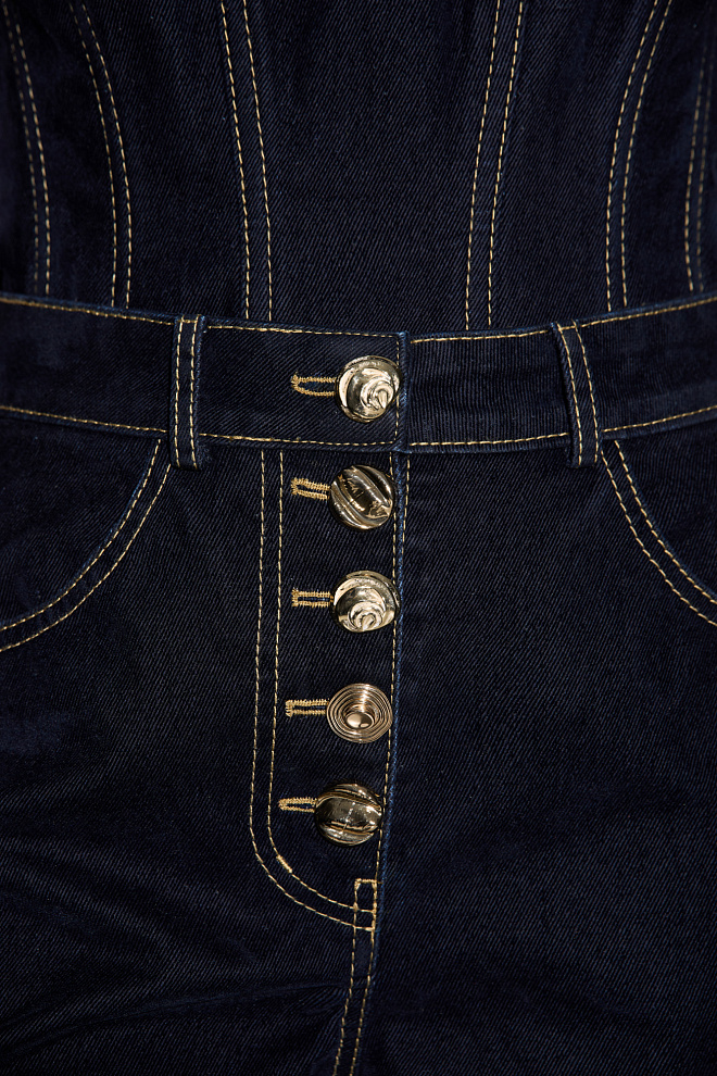 Джинсы с эффектом бархата