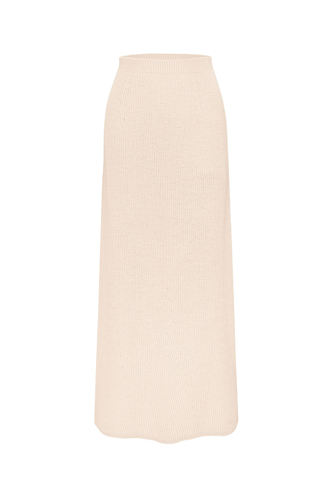 Трикотажная юбка макси