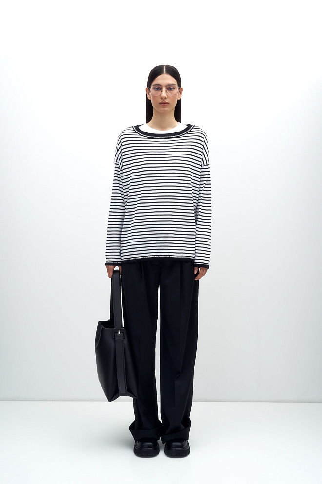 Лонгслив со спущенным рукавом