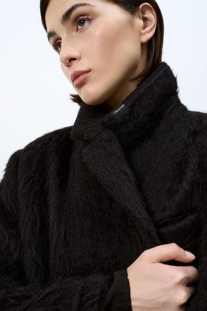 Двубортный жакет из шерсти