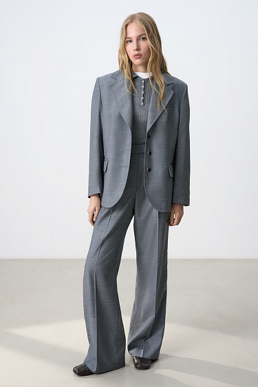 Классические брюки из шерсти