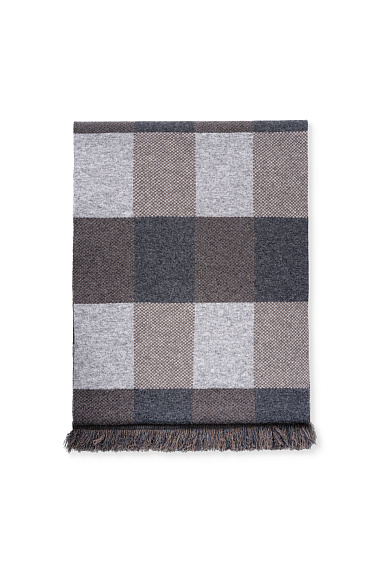 Палантин в клетку