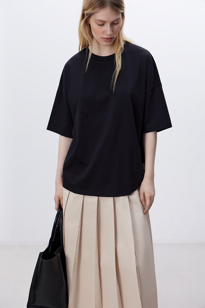 Oversize футболка из хлопка