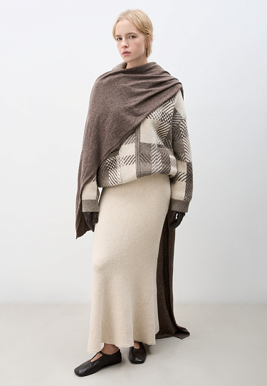 Палантин из шерсти 