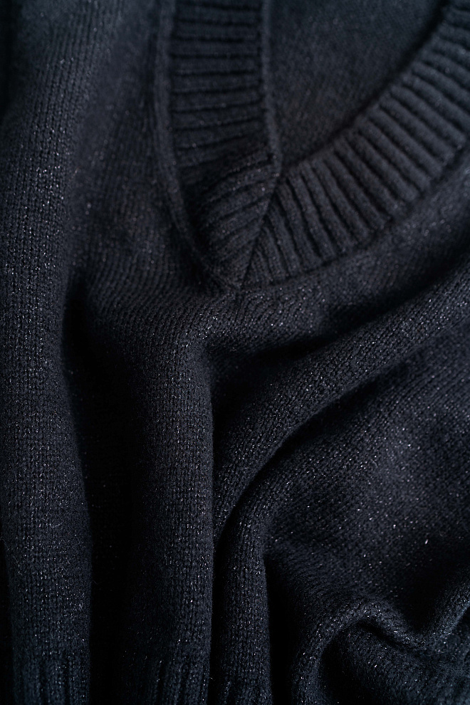 Джемпер из шерсти мериноса с люрексом