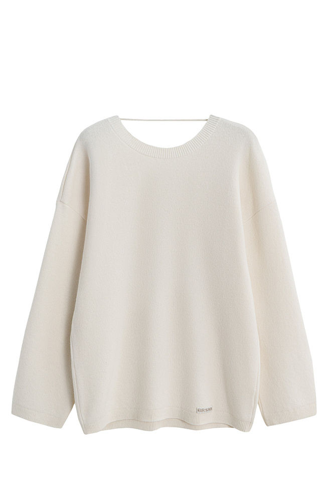 Джемпер с вырезом на спине