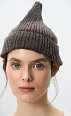 Трикотажная шапка с отворотом. Модель из смесовой шерсти с добавлением кашемира.