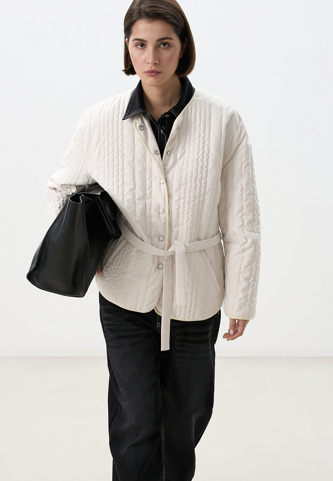 Стеганая куртка из нейлона