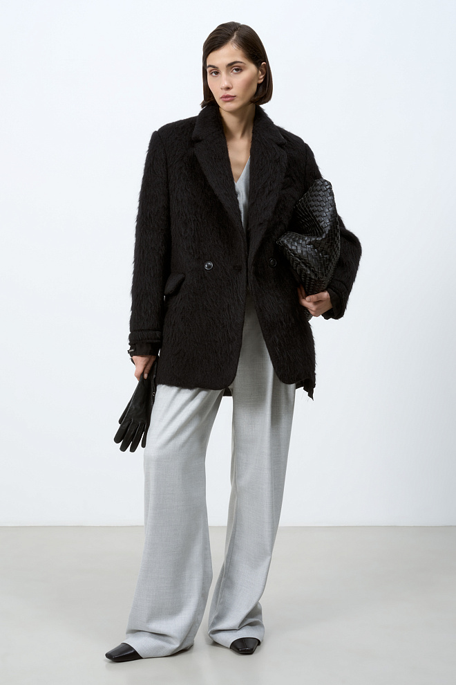 Двубортный жакет из шерсти