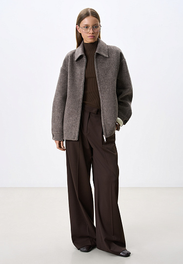 Куртка на молнии из шерсти