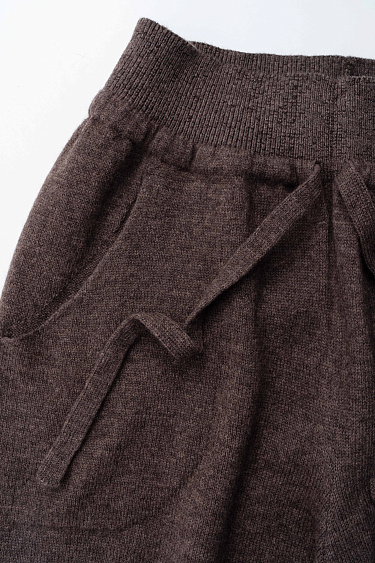 Брюки из шерсти яка и мериноса экстрафайн