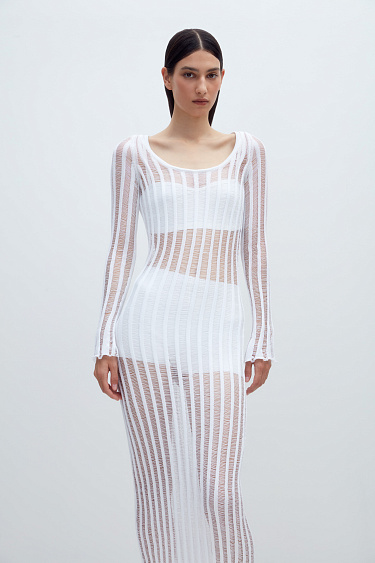 Платье из мерсеризованного хлопка