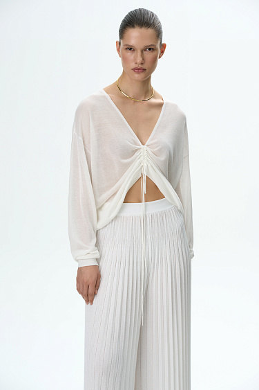 Топ с кулиской