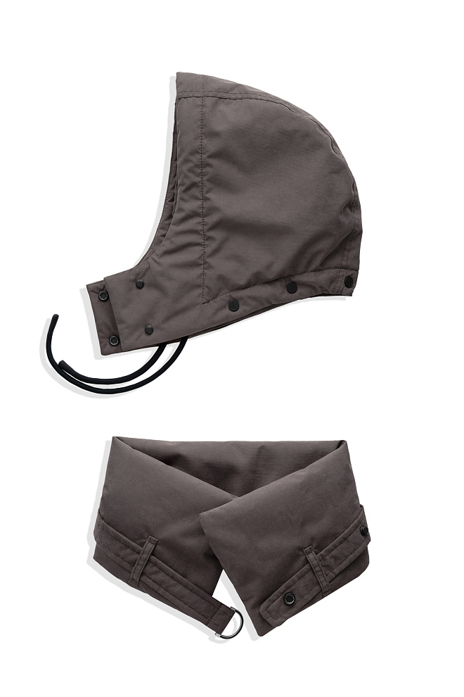 Парка на синтепоне с дополнительным воротником