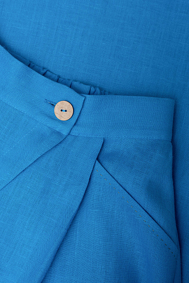 Брюки из 100% льна