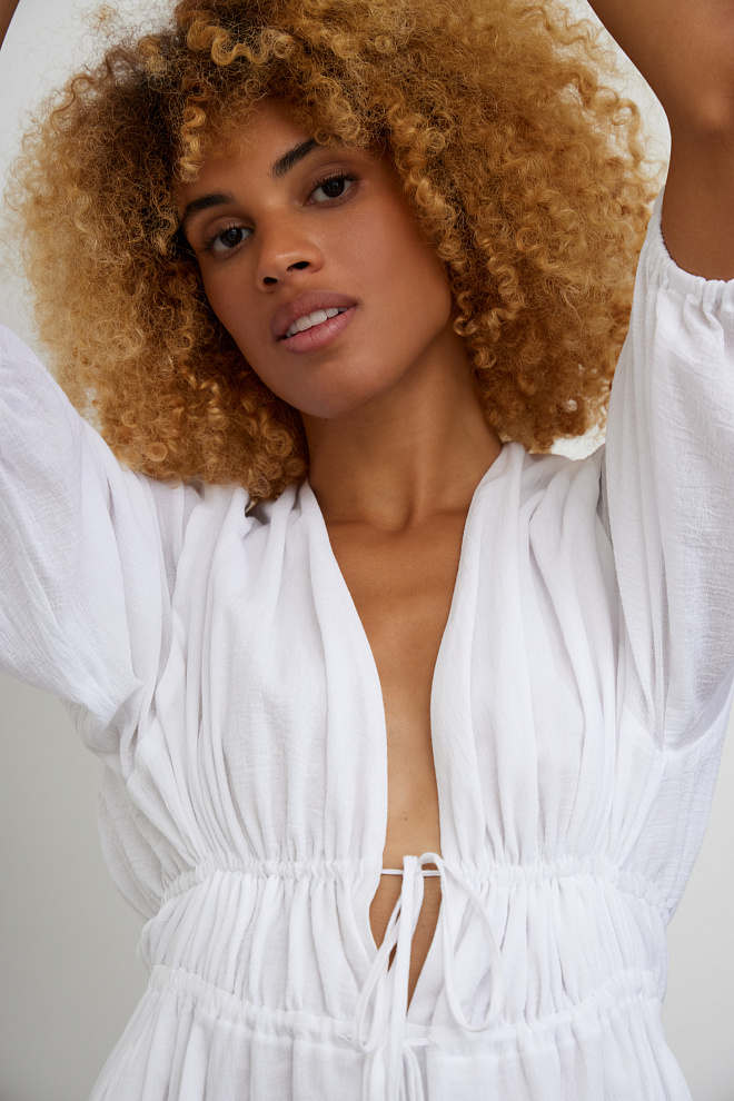 Платье из 100% хлопка