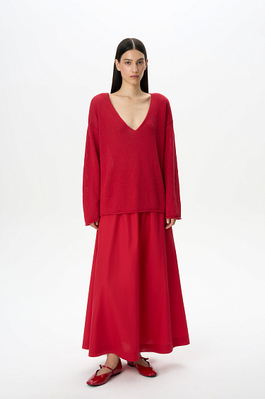 Юбка макси из 100% хлопка