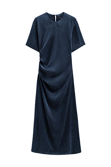 Платье из купры длины миди